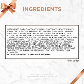 RUSSELL STOVER Shareables Dark Chocolate Mint Patty—minty brightness in dark chocolate, refreshing bite.