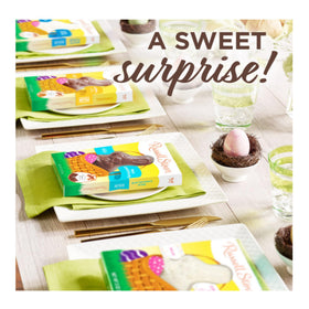 Shareable Russell Stover bunnies for family gatherings and party favors.