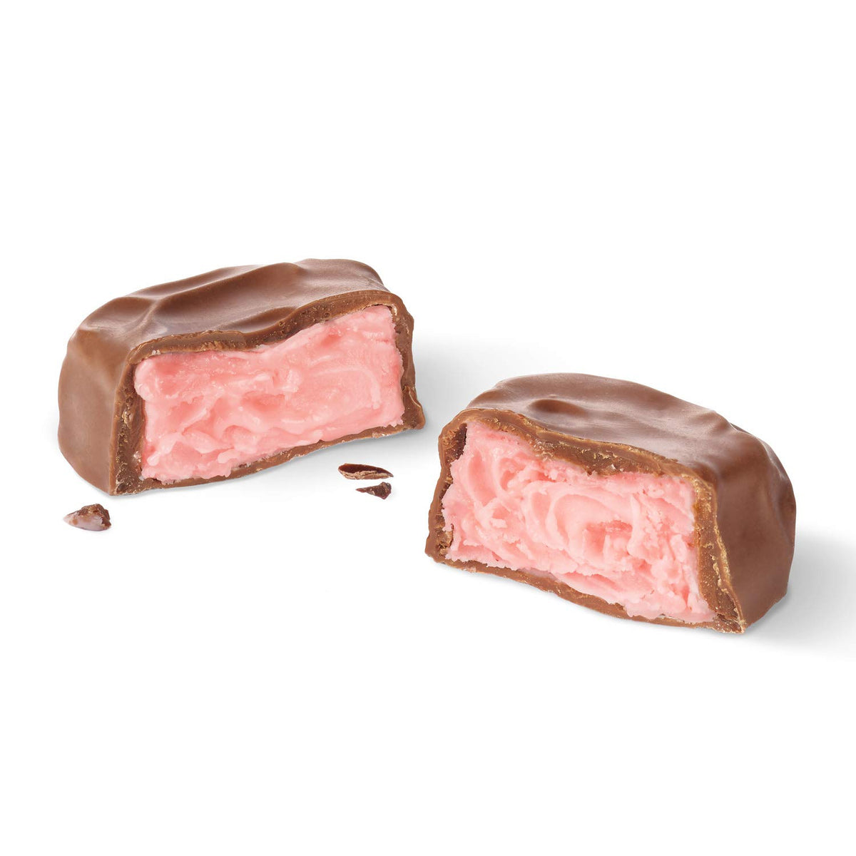 Handcrafted Russell Stover chocolates in small batches using copper kettles for quality.