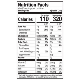 Stevia-sweetened Russell Stover candy offering a sugar-free option for dessert moments.