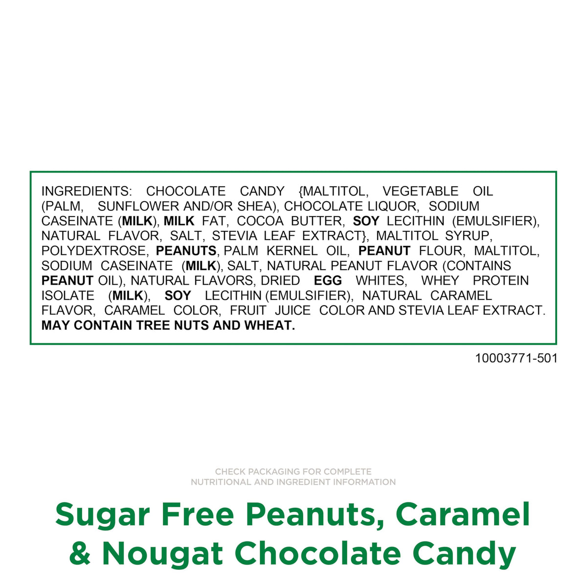 Russell Stover sugar-free bag packaging portrait reflects brand heritage and quality.