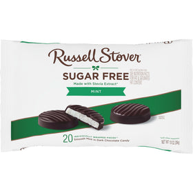 Russell Stover Sugar Free Mint Patties packaging tradition