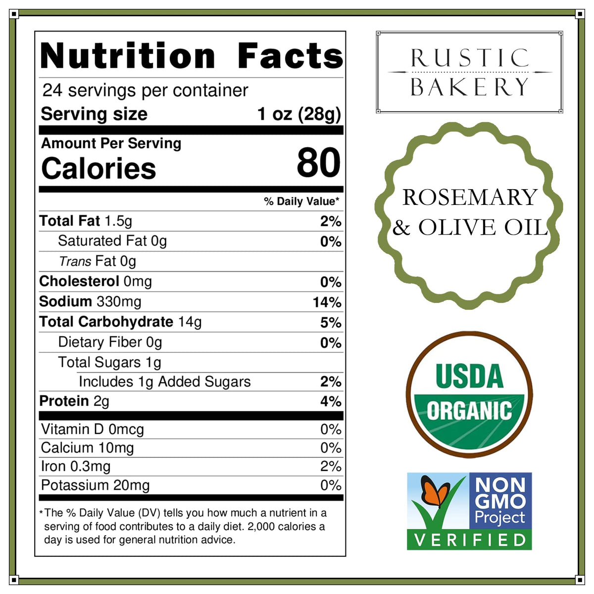 Rustic Bakery handmade-sourdough flatbread bites perfect for snacking