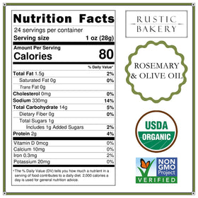 Rustic Bakery handmade-sourdough flatbread bites perfect for snacking