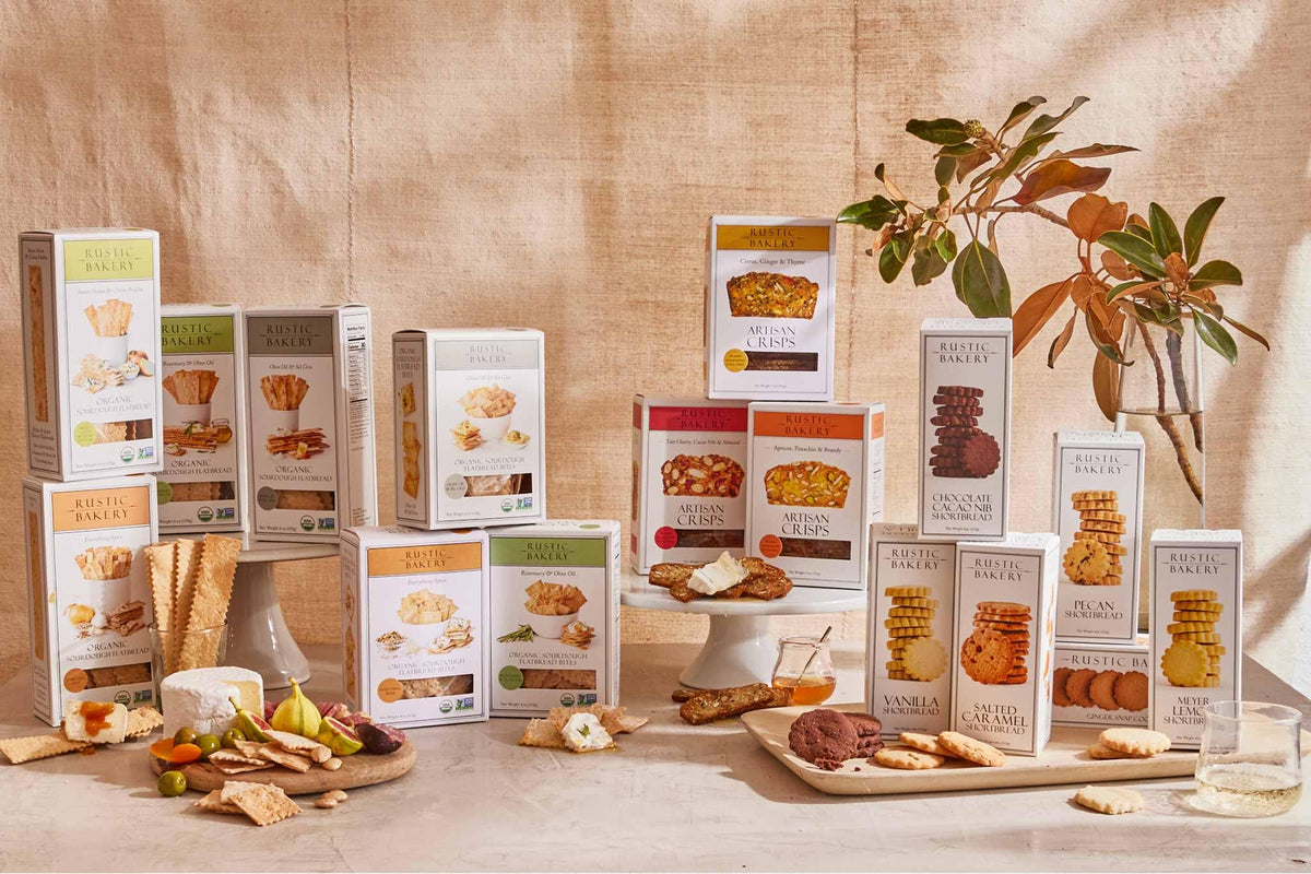 Rustic Bakery simple sourdough crackers offer a flavorful, everyday bite