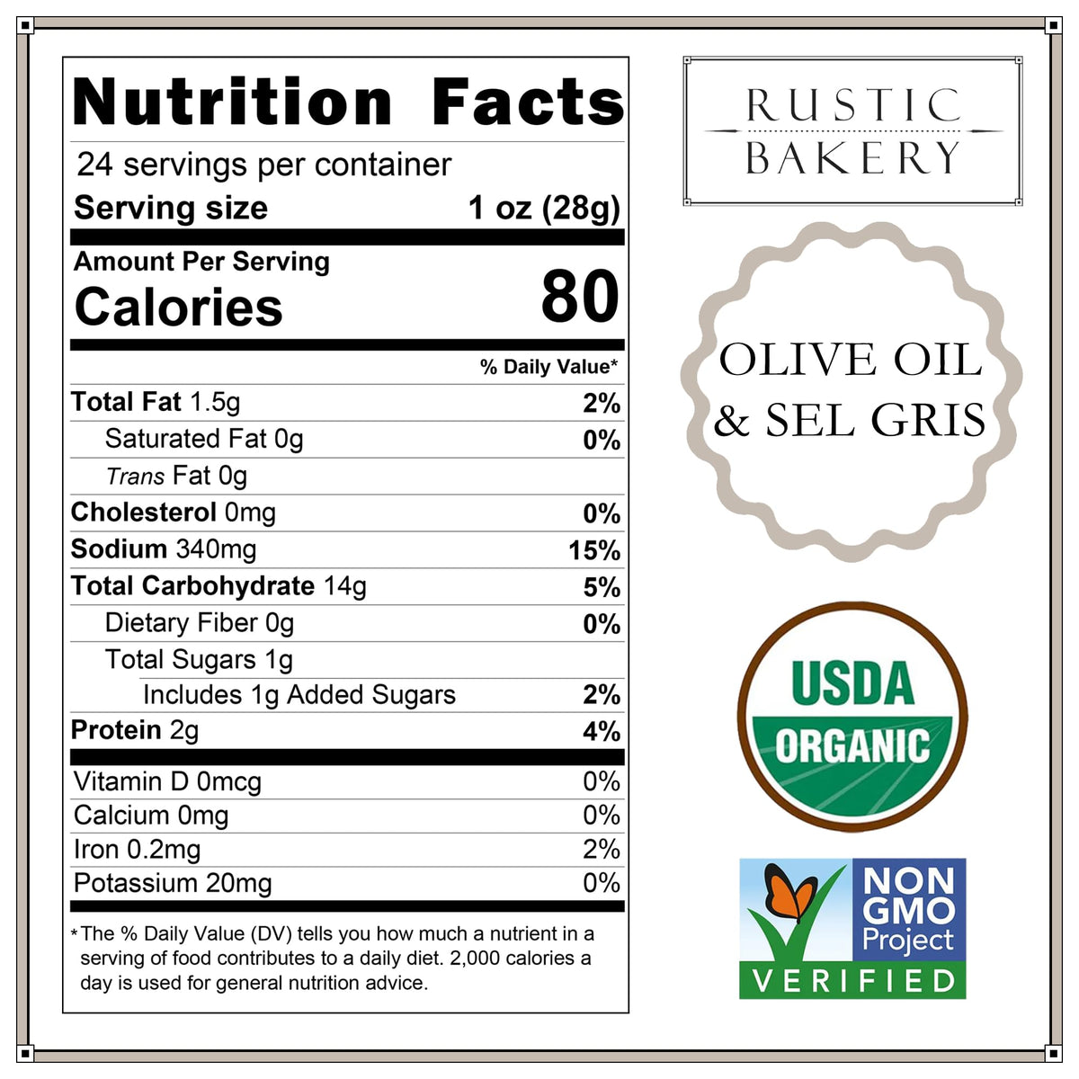 Rustic Bakery olive oil sel gris crackers closeup, highlighting golden edges and delicate aroma.