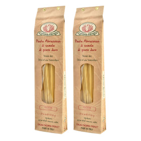 Rustichella d'Abruzzo Bucatini hollow center two-pack highlights sauce-capturing pasta shape
