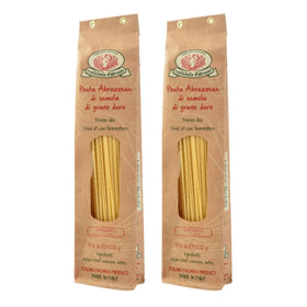 Rustichella d'Abruzzo spaghetti 500g pack, ideal for versatile weeknight meals.