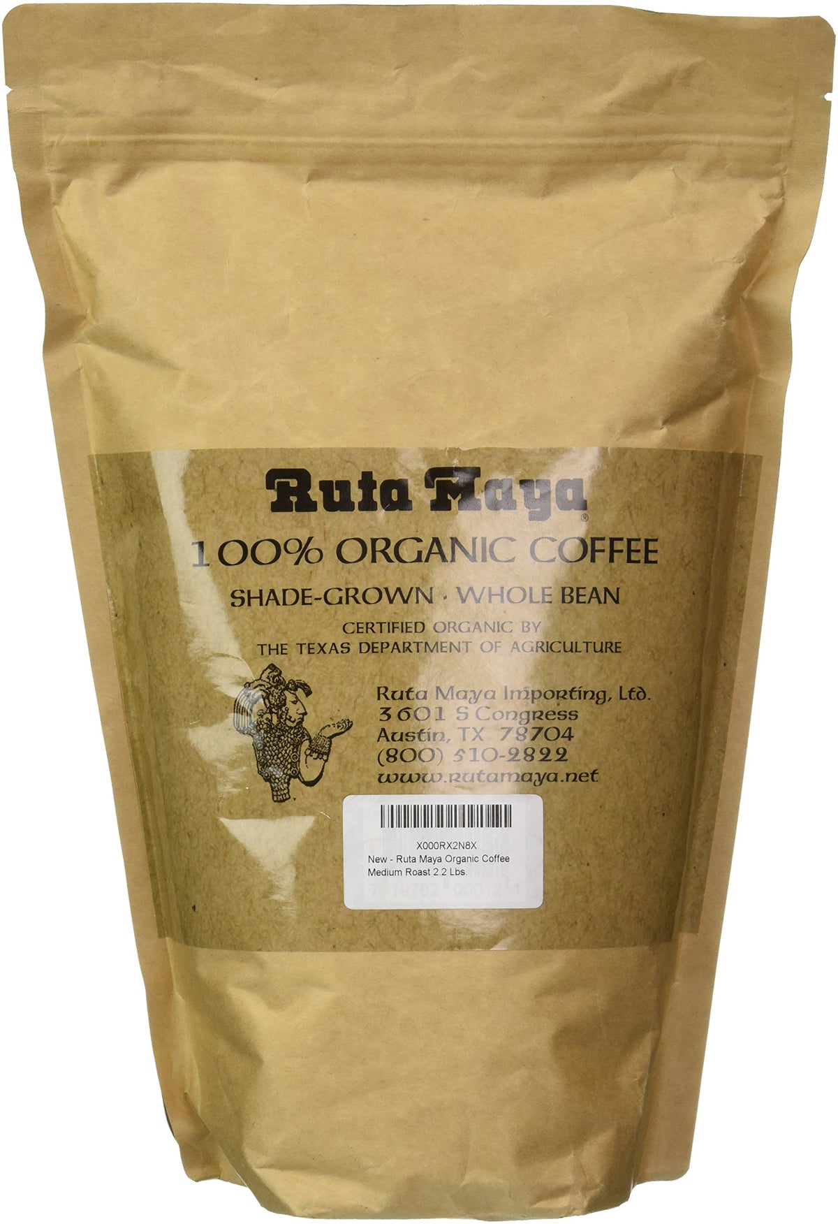 Ruta Maya Medium Roast coffee cup ready to enjoy chocolatey, balanced flavor.