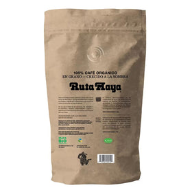 Ruta Maya Organic Coffee Medium Roast packaging label, USDA organic certified for trusted quality.