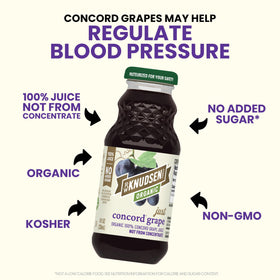 R.W. Knudsen Concord grape smoothie ingredient, natural flavor boost.