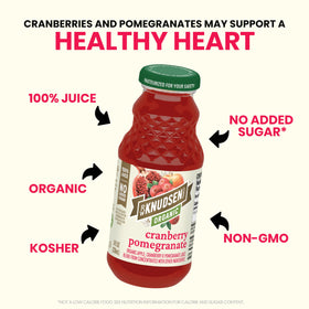 R. W. Knudsen Organic label closeup highlighting non-GMO and organic