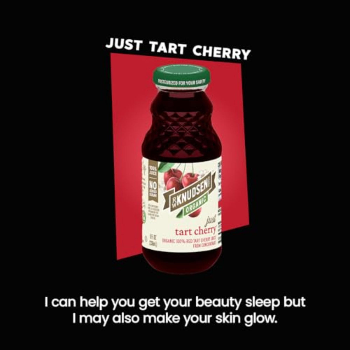 R.W. Knudsen Organic Tart Cherry Juice package ready for pantry storage