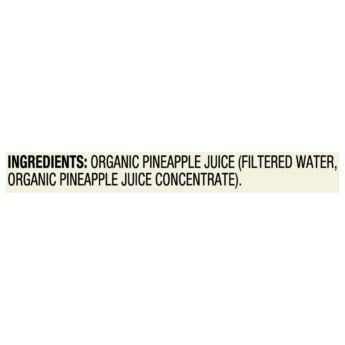 Pouring R.W. Knudsen Organic Just Pineapple Juice into a glass