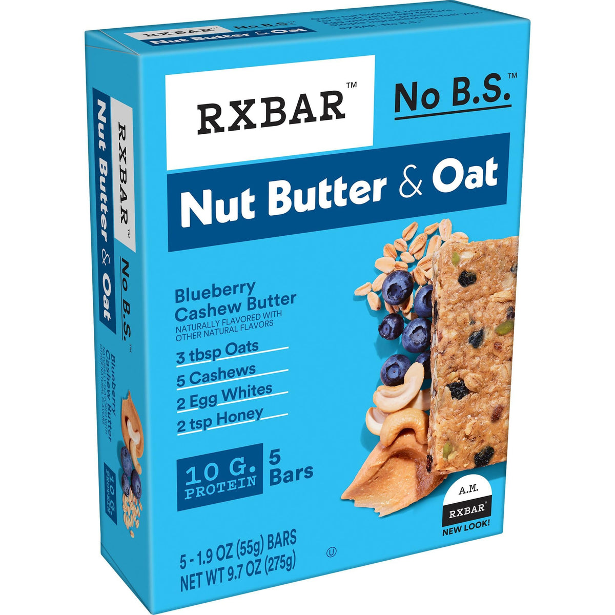 RXBAR bar with 10g protein offers balanced fueling between activities