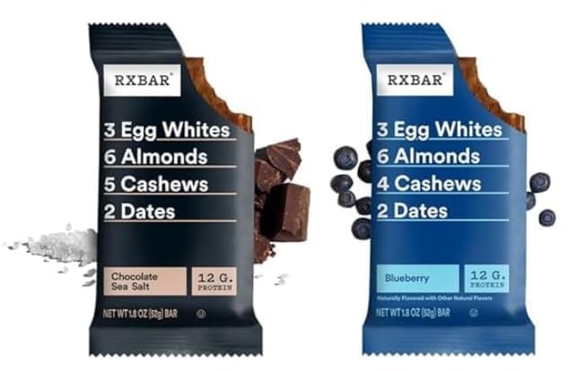 RXBAR assorted pack peanut butter bars great for post-workout energy.