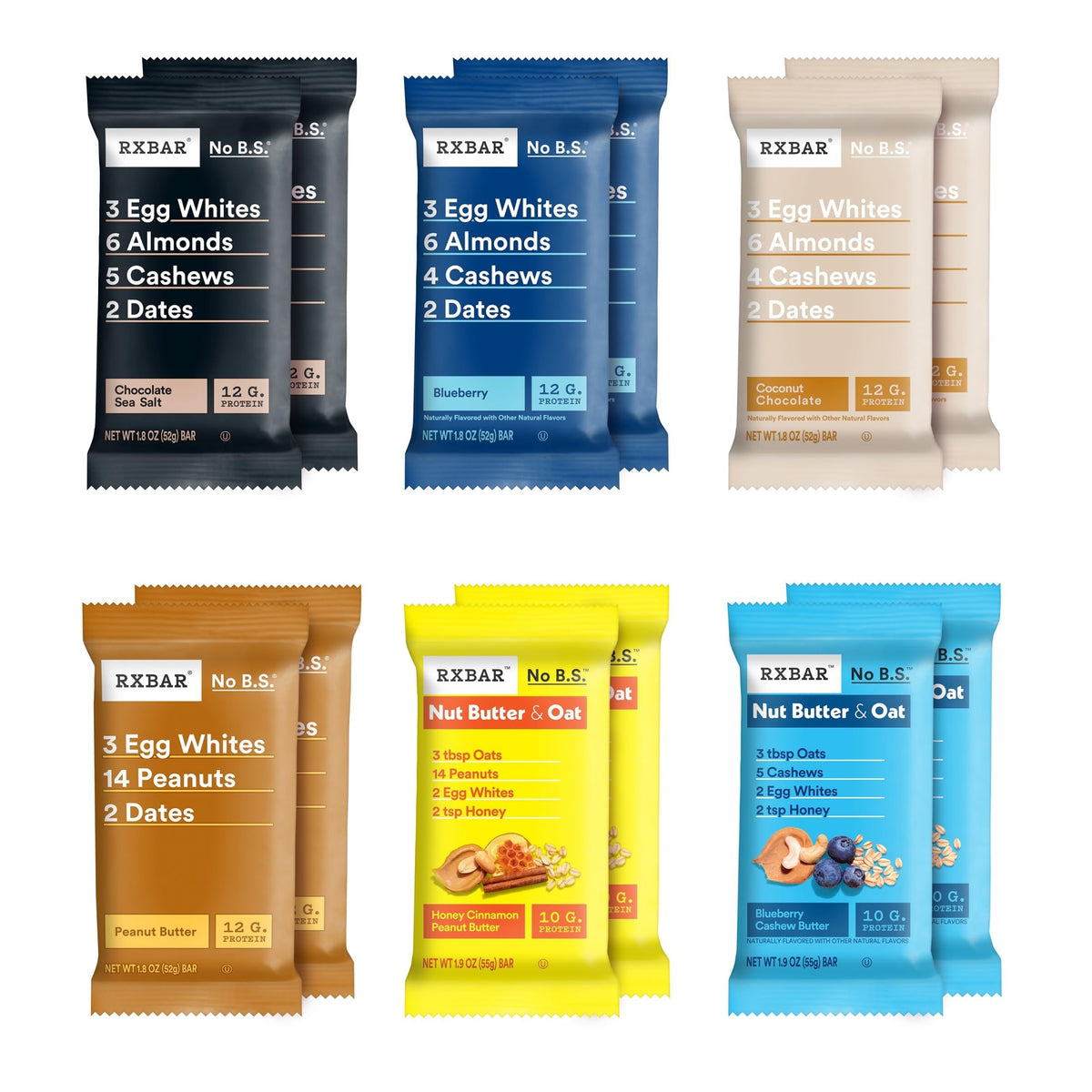 RXBAR Blueberry bar, real ingredients for a satisfying morning or post-workout bite