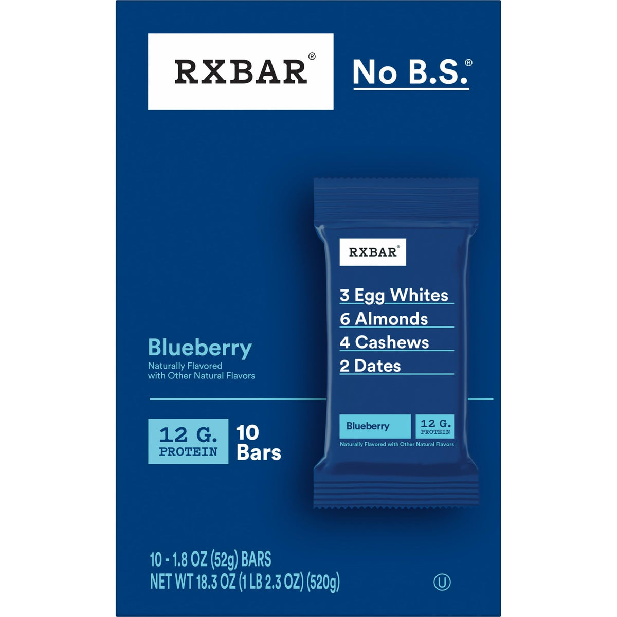 RXBAR Blueberry bars in a gym bag ready for post-workout fueling.