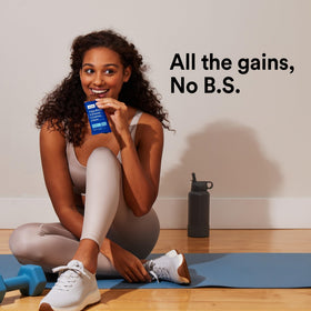 RXBAR Blueberry bars in hand offer a portable, satisfying snack.