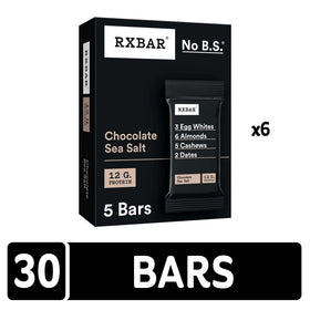 RXBAR Chocolate Sea Salt close-up reveals nuts and texture