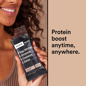 RXBAR Chocolate Sea Salt bar in desk drawer, easy workplace fuel