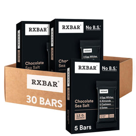 RXBAR Chocolate Sea Salt front view showing a protein-packed snack for on-the-go