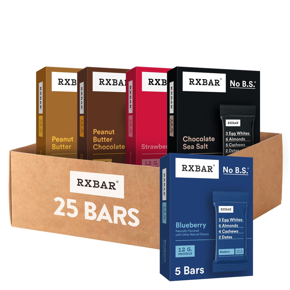 RXBAR Chocolate Sea Salt bar, protein-packed on-the-go snack.