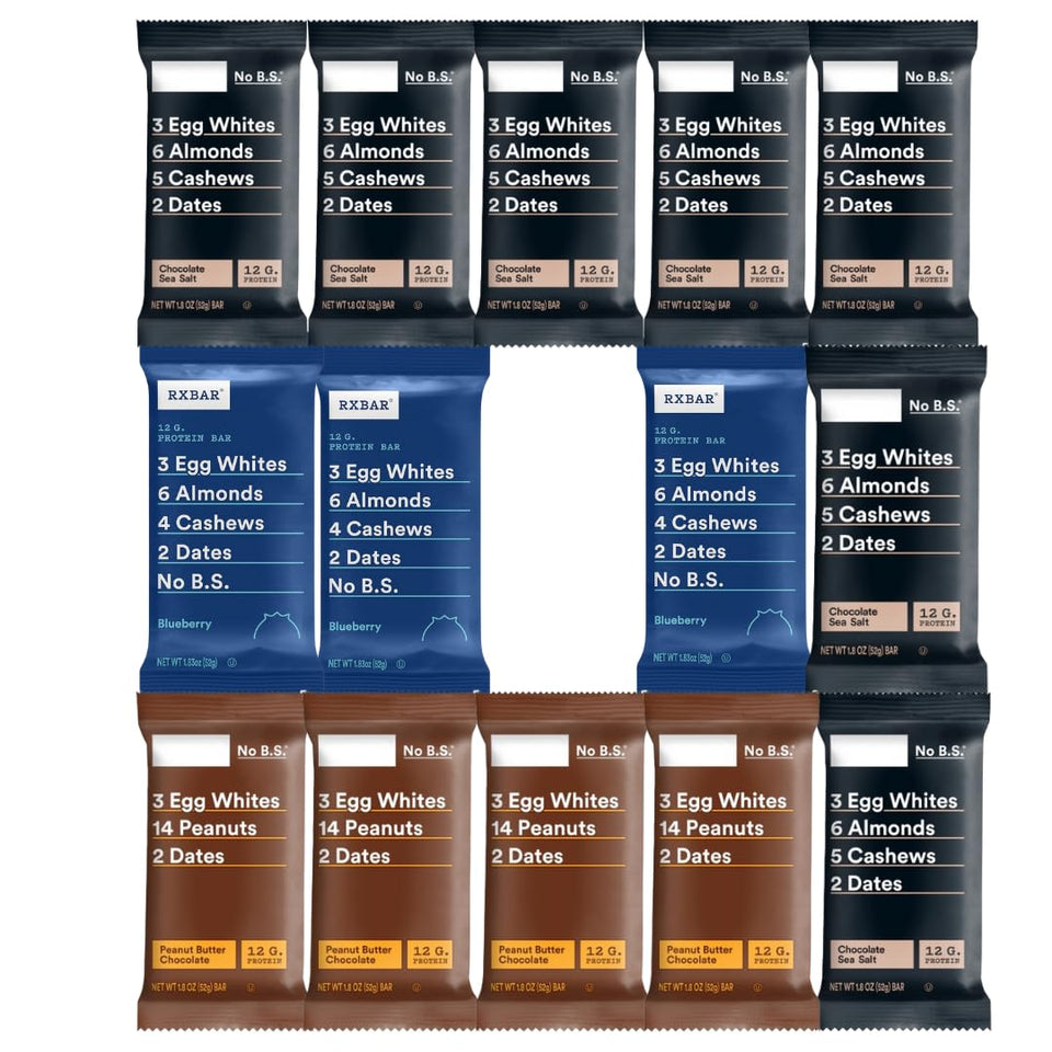 RXBAR Chocolate Sea Salt bar on desk for quick snack