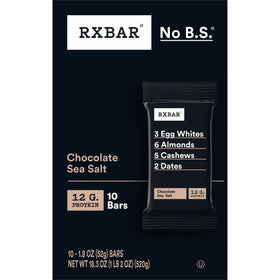 RXBAR Chocolate Sea Salt gym bag snack for energy.