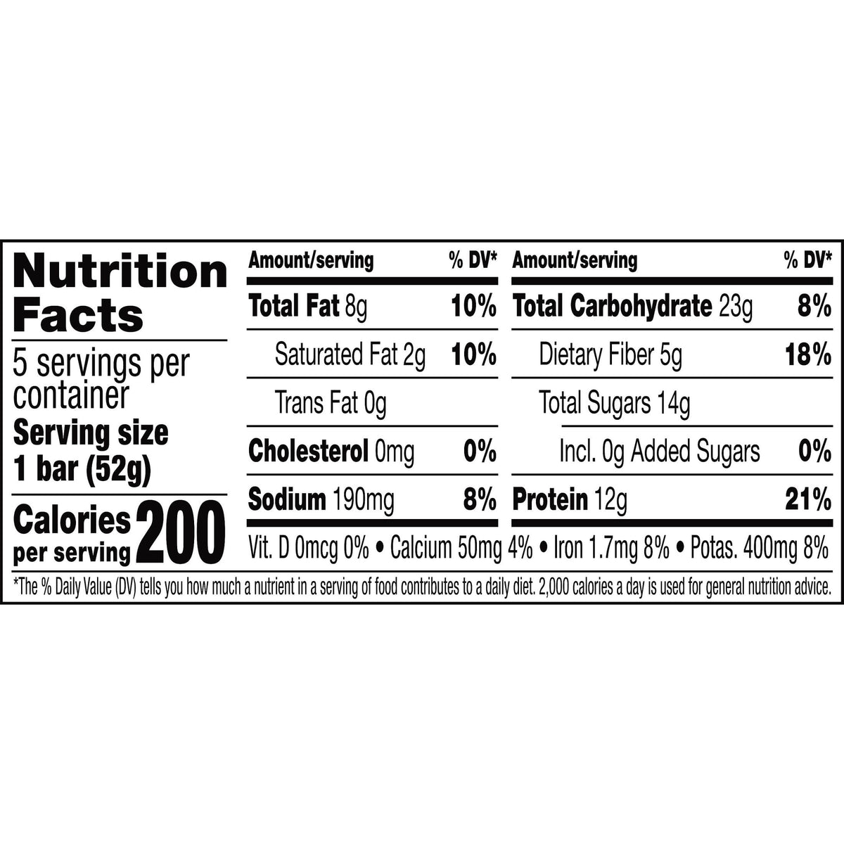 RXBAR Coconut Chocolate packaging detail features gluten-free labeling