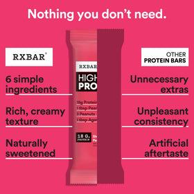 RXBAR High Protein bars in a pantry box for easy access.