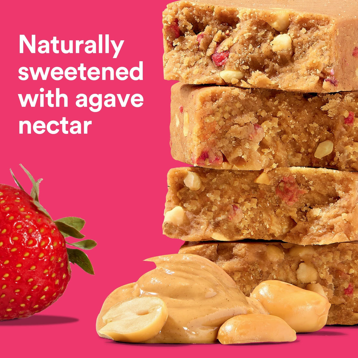RXBAR High Protein ingredients include pea protein for plant-based protein.