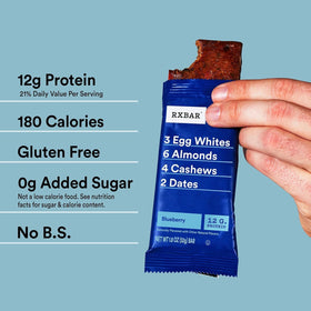 RXBAR Individually wrapped bars stay fresh for travel and on-the-go