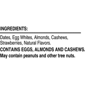 RXBAR Ingredient clarity close-up reinforces simple ingredients and recognizable snack choice.