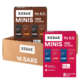 RXBAR Minis Chocolate Sea Salt, portable chocolate snack for on-the-go energy.