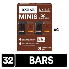 RXBAR Minis egg whites and nuts close-up for protein.