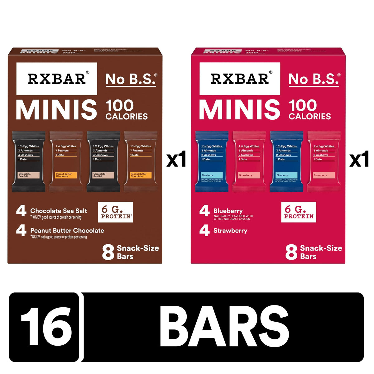 RXBAR Minis Peanut Butter Chocolate, tasty office or gym snack option.