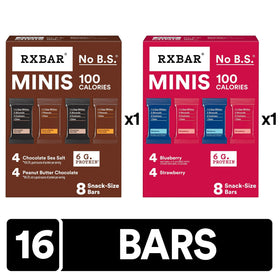 RXBAR Minis Peanut Butter Chocolate, tasty office or gym snack option.