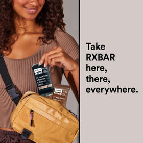 RXBAR Minis pocket-sized bars ideal for travel.