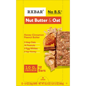 RXBAR pack with honey cinnamon peanut butter flavor on-the-go.