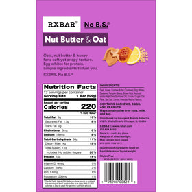 RXBAR Nut Butter and Oat Lemon Honey Cashew bar in pantry or gym bag