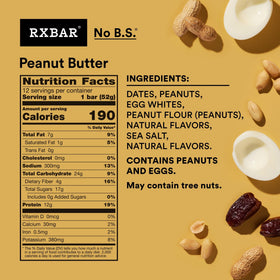 RXBAR Peanut Butter bar on-the-go for busy days