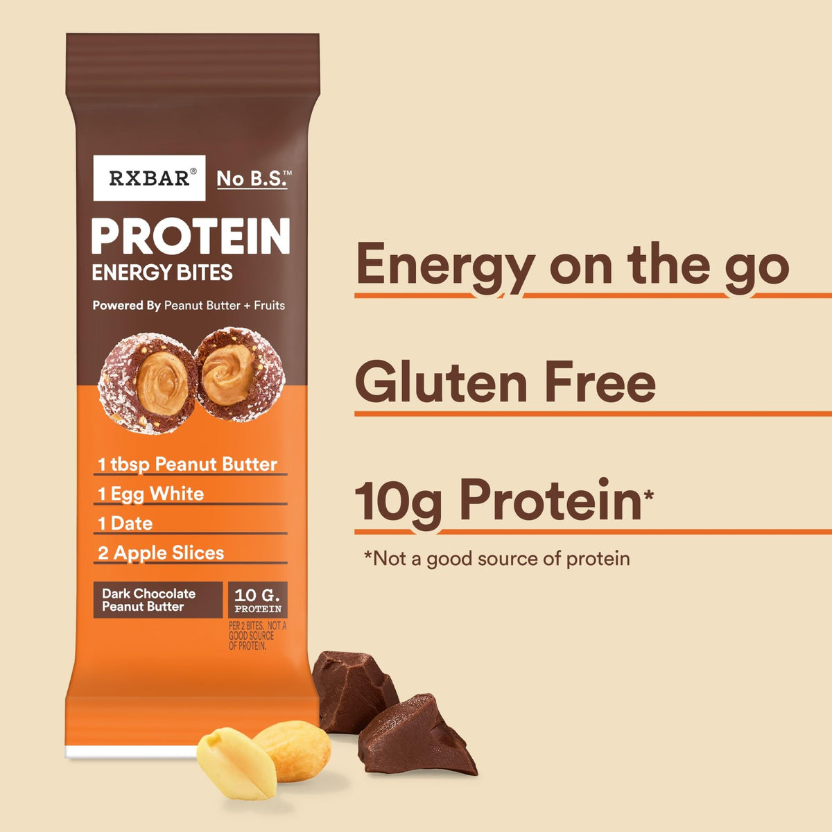 RXBAR bites as a pre- or post-workout snack option.