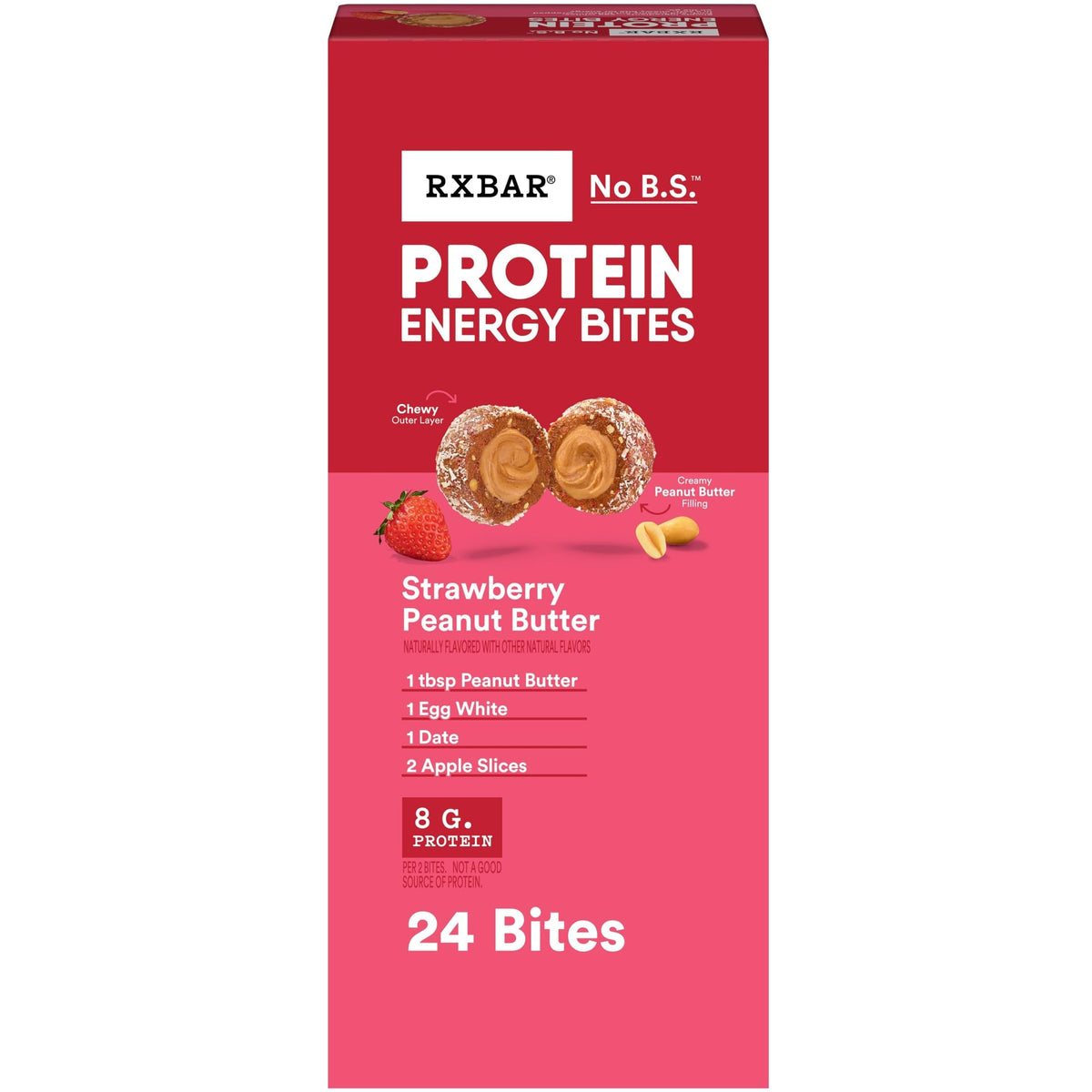 RXBAR Protein Energy Bites packaging shown for gluten-free on-the-go snacking