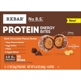 RXBAR six-box layout highlights 60 bites per box for quick refills.