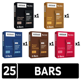 RXBAR Strawberry bar offering gluten-free protein for busy mornings.