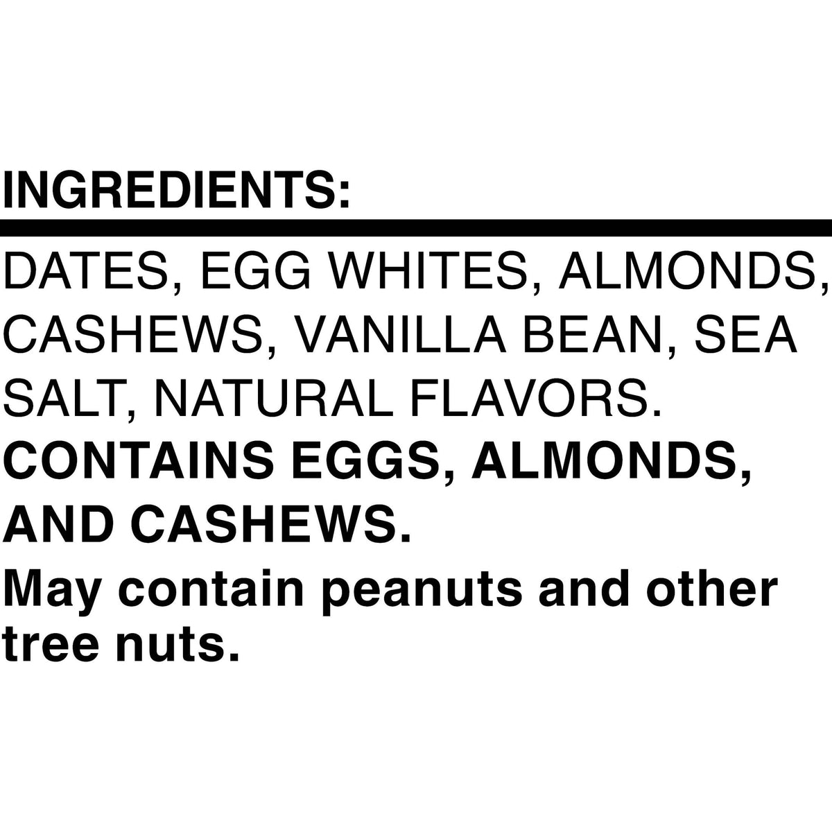 RXBAR Vanilla Almond bar in bag for travel and workouts
