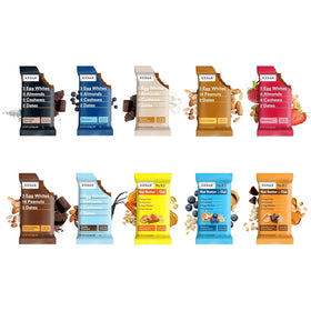 RXBAR Vanilla Almond flavor close-up, subtle vanilla aroma for a balanced snack.