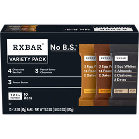 RXBAR Peanut Butter Bar close-up showing simple protein source for quick energy
