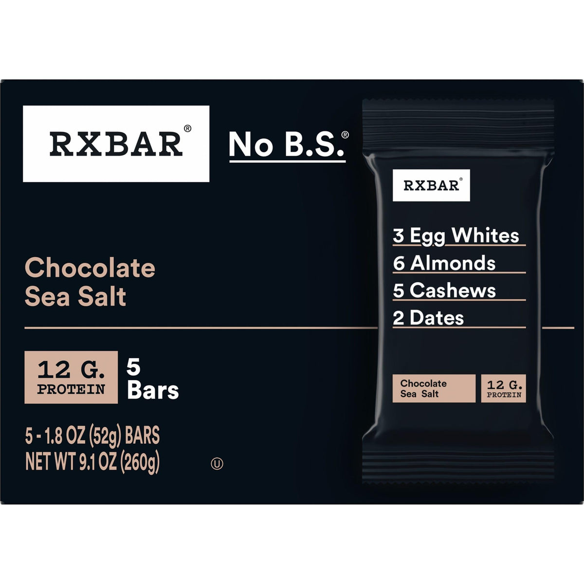 RXBAR Chocolate Sea Salt in a work bag for on-the-go energy
